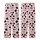 Kawaii Lovers' Whimsical Pastel Pink Cartoon Cow Face Heart Spot All-Over Print Kid Satin Pajamas Set - 3