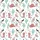 Women's Whimsical Pink Rose Teal Desert Pattern with Cowboy Boots, Bull Skulls & Cacti Satin Pajamas Set - 4