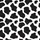 Minimalist Art Lovers' High-Contrast Black White Abstract Organic Interlocking Tessellation Graphic Satin Pajamas Set - 4