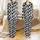 Minimalist Art Lovers' High-Contrast Black White Abstract Organic Interlocking Tessellation Graphic Satin Pajamas Set - 1