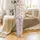 Whimsical Style Lovers' Blush Pink Cartoon Cow Scattered Pattern Golden Crown Accents Satin Pajamas Set - 2