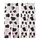 Modern Fashion Enthusiasts' Playful White Black Pastel Pink Organic Cow Blotches Kid Satin Pajamas Set - 3