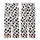 Cow Lovers' Whimsical Black White Peach Cartoon Cow Spot Playful Hand-Drawn Pattern Kid Satin Pajamas Set - 3