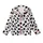 Cow Lovers' Whimsical Black White Peach Cartoon Cow Spot Playful Hand-Drawn Pattern Kid Satin Pajamas Set - 2