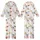 Farmhouse Decor Lovers' Charming Hand-Drawn Watercolor Farm-Fresh White Black Brown Spotted Cow Chicken Milk Bottle Seamless Pattern Kid Satin Pajamas Set - 1