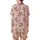 Western Enthusiasts' Whimsical Cowgirl Desert All-Over Print with Pink Hats, Coral Shirts, and Fuchsia Cacti Satin Short-Sleeve Pajamas Set - 3