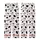 Cow Lovers' Seamless Cute Cartoon Cow Heads & Spots Pattern with Pink Muzzles, Tan Horns, Red Bows, 'LUCK~' Text, Pink Hearts Kid Satin Pajamas Set - 3