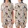 Whimsical Farm Life Admirers Light Pink Flat Art Farm Animal Pattern: Stylized Horses, Cows, Sheep, Rabbits, Roosters, Ducks Satin Short-Sleeve Pajamas Set - 1