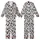 Cow Lovers' Whimsical White Black Brown Pink Cartoon Cow Spot & Friendly Face Pattern Kid Satin Pajamas Set - 1