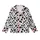 Cow Lovers' Whimsical White Black Brown Pink Cartoon Cow Spot & Friendly Face Pattern Kid Satin Pajamas Set - 2