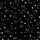 Cat Lovers' Minimalist White Line Art Playful Cats & Heart Paw Print Seamless Pattern on Black Satin Short-Sleeve Pajamas Set - 4