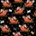 Festive Cat Lovers' Whimsical Santa Sleigh Cute Cartoon Cats White Grey Tan Golden Paw Prints Twinkling Stars Deep Black Pattern Kid Satin Pajamas Set - 4