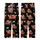 Festive Cat Lovers' Whimsical Santa Sleigh Cute Cartoon Cats White Grey Tan Golden Paw Prints Twinkling Stars Deep Black Pattern Kid Satin Pajamas Set - 3