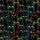 Black Cat Lovers' Neon Pop Whimsical Black Cat Seamless Pattern Electric Blue Pink Yellow Green White Outlines Kid Satin Pajamas Set - 4