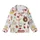 Dog Lovers' Whimsical Dessert Dog & Fruit Pattern, Frenchie Donut, Golden Retriever Cake, Corgi Banana Split on Cream Kid Satin Pajamas Set - 2