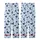 Dreamers' Whimsical Pastel Sky Blue Dark Navy Butterfly Crescent Moon Star Celestial Dust Pattern Kid Satin Pajamas Set - 3