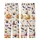 Halloween Celebration Fans' Whimsical Watercolor Cream Orange Purple Jack-o'-Lantern Skulls Ghost Bat Candy Cat Print Kid Satin Pajamas Set - 3