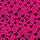 Expressive Individuals' Vibrant Magenta-Pink Dense Black Hearts Playful Graphic Pattern Kid Satin Pajamas Set - 4