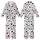 Cow Lovers' Whimsical Cartoon Cow Pattern: Black Spots, Pink Snouts, Udders, Hoof Prints, White Background Kid Satin Pajamas Set - 1