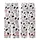 Cow Lovers' Whimsical Cartoon Cow Pattern: Black Spots, Pink Snouts, Udders, Hoof Prints, White Background Kid Satin Pajamas Set - 3