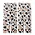 Whimsical Style Lovers' Black White Cow Spot Pattern with Cute Flat Cartoon Cows and Playful Brown "Moo" Text Kid Satin Pajamas Set - 3