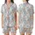 Cat Lovers Cartoon Felines Expressive Faces Black Outline Yarn Ball Seamless Pattern Satin Short-Sleeve Pajamas Set - 1