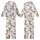 Kitten Lovers' Adorable Cream Tan Kittens Blue Green Eyes White Black Pink Grey Deconstructed Plaid Pattern Kid Satin Pajamas Set - 1