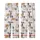 Kitten Lovers' Adorable Cream Tan Kittens Blue Green Eyes White Black Pink Grey Deconstructed Plaid Pattern Kid Satin Pajamas Set - 3