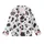 Contemporary Fashion Lovers' Playful Black White Irregular Organic Spot Design Kid Satin Pajamas Set - 2