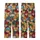 Cat Lovers' Intricate Realistic Cat Portraits with Emerald, Blue, Amber Eyes in Vibrant Knitted Wear Pattern Kid Satin Pajamas Set - 3
