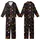 Festive Cat Lovers' Whimsical Cartoon Witch Hat Beanie Hat Santa Hat Cats Pattern Kid Satin Pajamas Set - 1