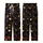 Festive Cat Lovers' Whimsical Cartoon Witch Hat Beanie Hat Santa Hat Cats Pattern Kid Satin Pajamas Set - 3