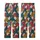 Cat Lovers' Densely Packed Multi-Color Beanie Cat Faces Detailed Knit Pattern Kid Satin Pajamas Set - 3