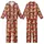 Cat Lovers & Music Fans Excited Photorealistic Ginger Cats Laughing Singing Headphones Red Black Buffalo Plaid Repeat Kid Satin Pajamas Set - 1