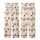 Women's Kawaii Brown Bunny Red Strawberry Cream Blanket Scattered Pattern Kid Satin Pajamas Set - 3