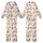 Women's Kawaii Brown Bunny Red Strawberry Cream Blanket Scattered Pattern Kid Satin Pajamas Set - 1