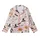 Youth & Girls' Whimsical Light Pink Cartoon Halloween Ghosts, Jack-o'-Lanterns, Witch Hats, Stars Kid Satin Pajamas Set - 2
