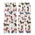 Dachshund Lovers' Whimsical Dachshund Dog Pattern Dressed in Red Pink Blue Plaid Striped Outfits White Background Kid Satin Pajamas Set - 3