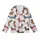 Dachshund Lovers' Whimsical Dachshund Dog Pattern Dressed in Red Pink Blue Plaid Striped Outfits White Background Kid Satin Pajamas Set - 2