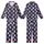 Whimsical Dreamers' Dark Indigo Purple Celestial Cats, Pink Moons & Pastel Rainbows Kid Satin Pajamas Set - 1