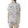 Whimsical Art Fans' Hand-Drawn Black & White Doodle Animal Outline Pattern with Cats, Bunnies, Foxes Satin Short-Sleeve Pajamas Set - zoyveex0my