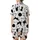 Cat Lover's Whimsical Black Cats Seamless Pattern: Playful Kittens, Butterfly & 'Meow' Text Satin Short-Sleeve Pajamas Set - 3