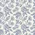 Women's Monochromatic Indigo Blue-Grey Toile Peony & Rose Botanical Satin Short-Sleeve Pajamas Set - 4