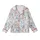 Cat Lovers' Whimsical Pastel All-Over Print Cute Cartoon Cats Seamless Pattern with Expressive Felines & Yarn Balls Kid Satin Pajamas Set - 2