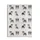 Australian Shepherd Lovers' Cartoon Flat Art Merle Grey Black Tan Brown Aussie Dog Pattern White Pink Accents Paw Prints Fleece Blanket - 4