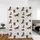 German Shepherd Enthusiasts' Stylized Flat Art Brown Tan Black Dog Pattern Fleece Blanket - 2