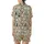 Cat Lovers' Muted Eclectic Antique Framed Cat Portraits Collage Cream Pattern Satin Short-Sleeve Pajamas Set - 3