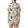 Cat Lovers' Whimsical Cartoon Cats Seamless Pattern with Soft Grey Ginger Orange and Red Hearts on White Satin Short-Sleeve Pajamas Set - 3
