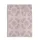 Women's Romantic Pastel Pink Vintage Botanical Rose Peony Songbird Etching Fleece Blanket - 4