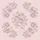 Women's Romantic Pastel Pink Vintage Botanical Rose Peony Songbird Etching Fleece Blanket - 5